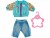 Image 0 Baby Born Puppenkleidung Outfit mit Jacke 43 cm