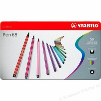 STABILO Fasermaler Pen 68 6850-6 50er Etui, Kein Rückgaberecht