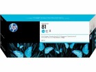 HP Inc. HP Tinte Nr. 81 (C4931A) Cyan, Druckleistung Seiten