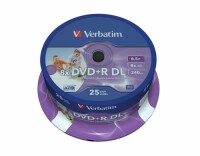 Verbatim - 25 x DVD+R DL - 8.5 GB