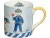 Bild 1 Mila Kaffeetasse Police 280 ml, 6 Stück, Blau/Hellblau