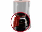 Melitta Kaffeekanne Enjoy 1.25 l, Rot, Materialtyp: Glas, Material