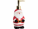 diaqua® Diaqua Seifenspender Santa Claus 420 ml, Rot/Schwarz/Weiss