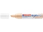 edding Acrylmarker 5000 Breit, Warmbeige, Oberfläche: Leinwand