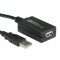 Bild 1 VALUE USB 2.0 Verlängerung - aktiv, mit Repeater - schwarz, 12 m
