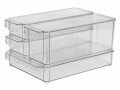 FTM Kühlschrankorganizer 4-teilig, Transparent