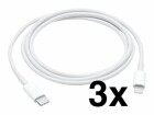 Apple Lightning auf USB-C Kabel 1.0m Bulk - 3er Pack