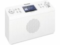 TechniSat Küchenradio DigitRadio 21 Weiss, Radio Tuner: FM, DAB+