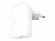 BELKIN 30W USB-C PD PPS WALL CHARGER WHITE NMS IN ACCS