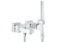 GROHE Eurocube Einhand Wannenbatterie mit Brausegarnitur