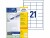 Bild 0 Avery Zweckform Universal-Etiketten 3670 64x36 mm, 1 Blatt, Klebehaftung