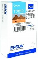 Epson Tintenpatrone XXL cyan T701240 WP 4000/4500 3'400 Seiten