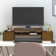 vidaXL Monitorständer Honigbraun 70x27,5x15 cm Massivholz