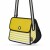 JumpFromPaper Stripe Shoulder Bag - Gelb