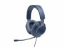 JBL Headset Quantum 100 Blau, Audiokanäle: Stereo