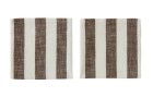 OYOY Servietten Striped Choko, 100% Organic Cotton, 45x45cm