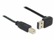 DeLock USB2.0 Easy Kabel, A-B, 5m, SW