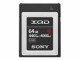 Sony XQD-Karte G-Series 64 GB, Speicherkartentyp: XQD