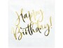 Partydeco Papierservietten Happy Birthday 33 cm x 33 cm