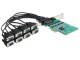 DeLock PCI-Express-Karte 89336 8x Seriell