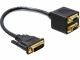 DeLock 2-Port Signalsplitter DVI-I - VGA, Anzahl Ports: 2