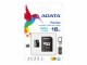 ADATA microSDHC-Karte Premier UHS-I 16 GB, Speicherkartentyp