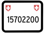 EASYKLICK Kennzeichenhalter Moto Schwarz, Material