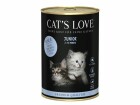 Cat's Love Nassfutter Junior Kalb, 400 g, Tierbedürfnis: Wachstum