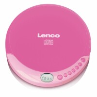 Lenco Portabler CD Player CD-001PK pink
