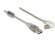 Bild 0 DeLock USB 2.0-Kabel 90°gewinkelt USB A - USB B