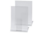 Sigel Tischaufsteller A4, 2 Stück, Papierformat: A4