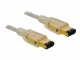 Bild 2 DeLock FireWire-Kabel 400Mbps 6Pin-6Pin 3 m, Datenanschluss