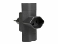 Schönenberger - Power connector adaptor - T13 (M) to T13 (F) - black