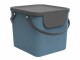 Rotho Recyclingbehälter Albula 40 l, Blau, Material: Recycling