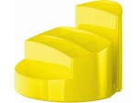 HAN Stiftehalter Rondo 9 Fächer, Gelb, Material: Kunststoff