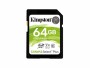 Kingston SDXC-Karte Canvas Select Plus UHS-I 64 GB