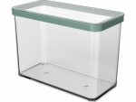 Rotho Vorratsbehälter Premium Loft 2.1 l, Grün/Transparent