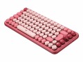 Logitech Tastatur POP Keys Heartbreaker Rose, Tastatur Typ: Mobile