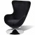 Bild 2 Sessel in Ei-Form Schwarz