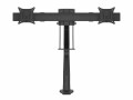 Multibrackets Tischhalterung Gas Lift Arm + Duo Crossbar Schwarz