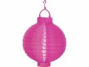 Star Trading Lampion Solar Festival 20 cm, Rosa, Betriebsart