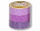 Folia Glitzer Tape 3er-Set, Mehrfarbig, Detailfarbe: Pink, Lila