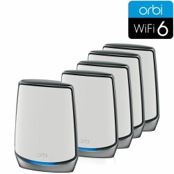 Orbi 850 Serie Tri-Band WiFi 6 Mesh-System, 6 Gbit/s, 5er-Set, weiss