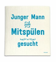 VON QUAST Spüllappen FVQ42SL011 Junger Mann zum Mitspülen..., Ce