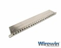 Wirewin Patchpanel 24 Port, LSA, 0.5HE 19" Rack, Montage