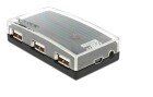 DeLock USB-Hub 61393 4x USB-A, Stromversorgung: Netzteil, USB