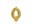 Bild 1 Amscan Zahlenkerze Nummer 0, 1 Stück, Detailfarbe: Gold