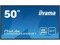 Iiyama DS LH5052UHS 126cm black 24h 50"/3840x2160/DP/HDMI/DVI/LAN/LS