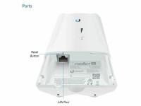 Ubiquiti Networks Ubiquiti WLAN-Bridge Rocket R5AC-LITE, Montage: Mast