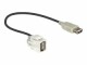 DeLock Keystone USB2.0 A Buchse > USB2.0 A Buchse